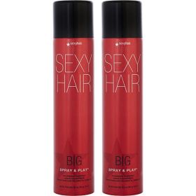 SEXY HAIR by Sexy Hair Concepts BIG SEXY HAIR SPRAY AND PLAY VOLUMIZING HAIR SPRAY 10 OZ DUO (PACKAGING MAY VARY)