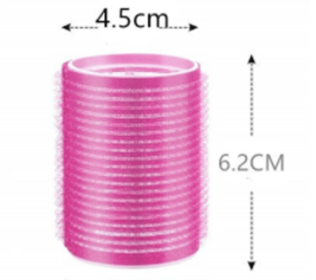 Top Hair Root Fluffy Clip Artifact Styling Curling Roller (Option: Rose red 4.5cm)