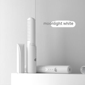 Wireless Straight Hair Comb Household Multi-functional Mini Portable Female (Color: White)