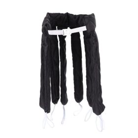 Octopus Lazy Curling Iron Headband Squid Headband Sponge (Color: Black)