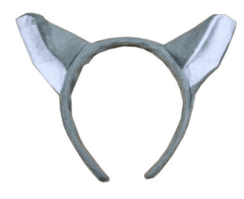 Performance Cartoon Animal Headband Plush Headdress (Option: Big Bad Wolf)