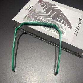 Headband For Thick Curly Hair, Thick Hair Medium Headbands For Women Invisible Hair Hoop, Square Headband Like Sunglasses, Curly Thick Hair Large Head (Option: Green-2Pcs)