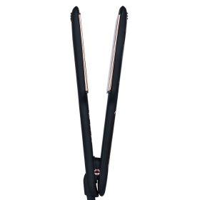 Cross-Border Exclusively For Lcd Display Infrared Hair Care Straightener Black Wide Plate Hair Straightener (Option: black-US)