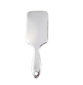 Electroplating Airbag Massage Comb Anti-Knotting Simple Multi-Color Optional Plastic Large Plate Comb (Color: Silver)