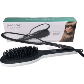 Explosive Style Hairdresser Splint Straight Hair Comb (Option: US)