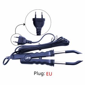 Cross 618 Tempering Nail Hair Bundle Flat Hair Extension (Option: black-EU)