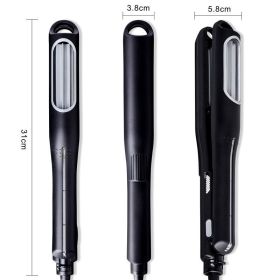 Electric Wave Perm Stone Ceramic Electric Splint (Option: black-EU)