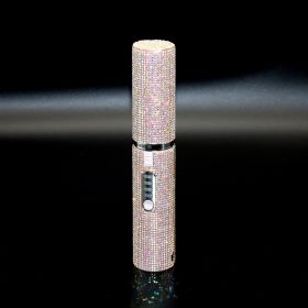 Rechargeable Portable USB Hair Straightener (Color: Pink)