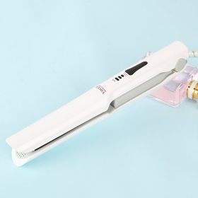 Internal Buckle Dual-purpose Mini Curling Iron Wireless Portable Charging Splint (Option: White-usb)