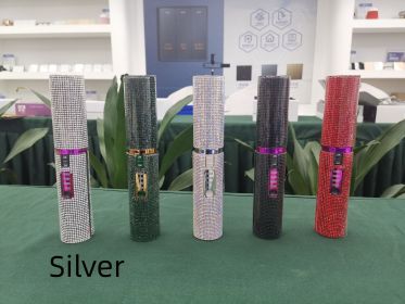 Rechargeable Portable USB Hair Straightener (Color: Silver)