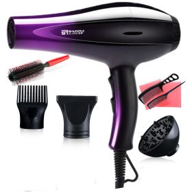 Household Heating And Cooling Air High-power Hair Dryer (Option: Buy 1 Get 8-Household 150CM Line-EU)