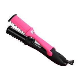 Automatic Curling Iron For Curling And Straightening (Option: black-US)