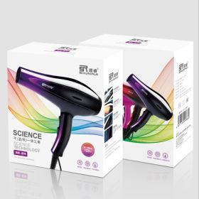 Household Heating And Cooling Air High-power Hair Dryer (Option: Buy 1 Get 8-Hair Salon Version 250CM Line-EU)