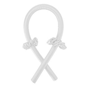 Foam Sleeping Lazy Curling Iron Pearl Sponge Big Wave (Color: White)