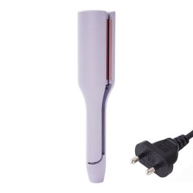 32mm French Egg Roll Hair Curler Water Ripple (Option: European Standard Purple)