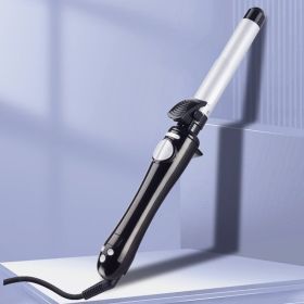 Automatic Hair Curler Large Roll Big Wave 25mm Electric Hair Curler Hair Curler (Option: Black Silver American Standard)