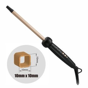 9mm Super Slim MCH Tight Curls Wand Ringlet Afro Hair Cu Rler (Option: Square EU)